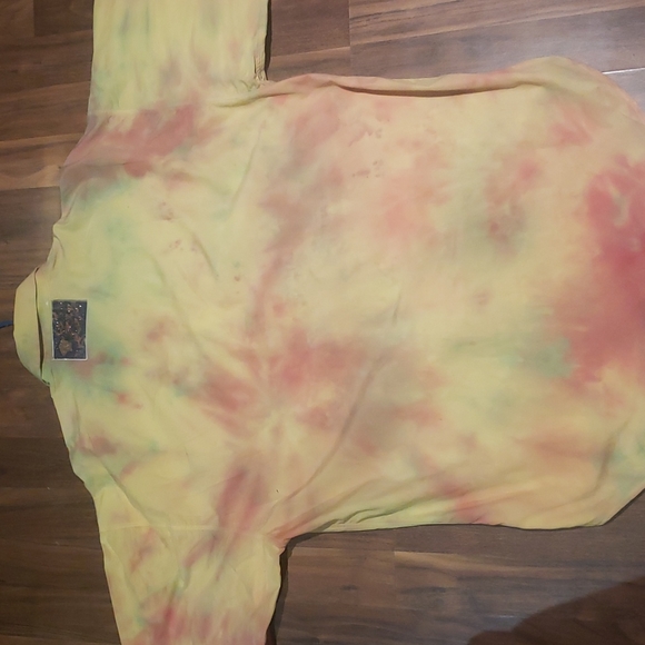 Vintage Tie Dye Printed Versace Button Up Shirt Reworked - Picture 9 of 12